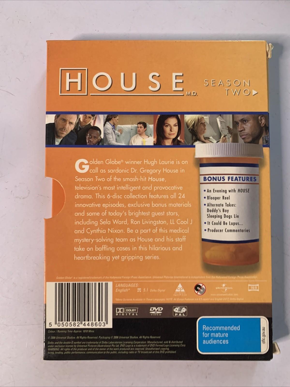 House : Season 2 (DVD, 2006, 6-Discs) Region 4