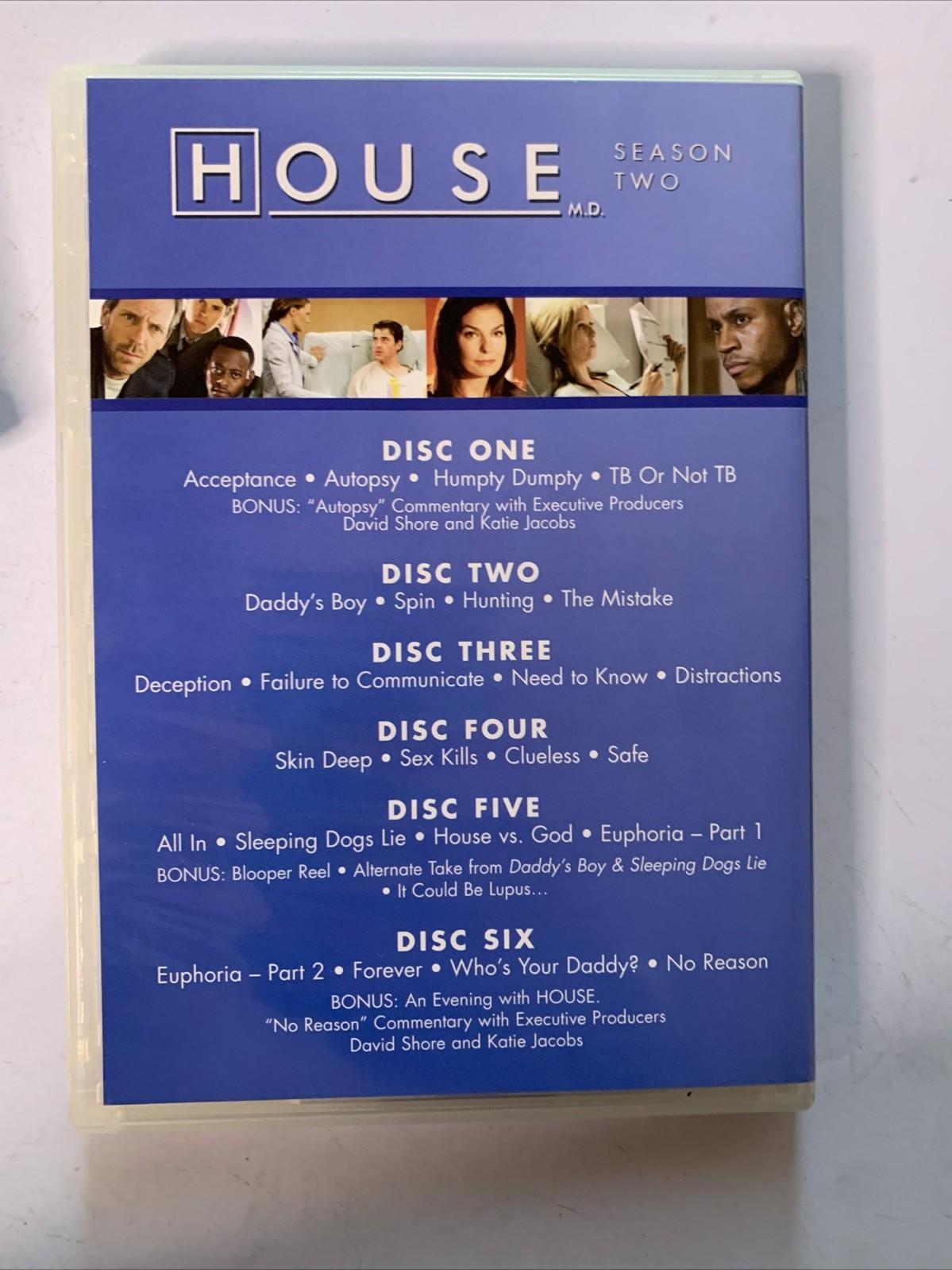 House : Season 2 (DVD, 2006, 6-Discs) Region 4