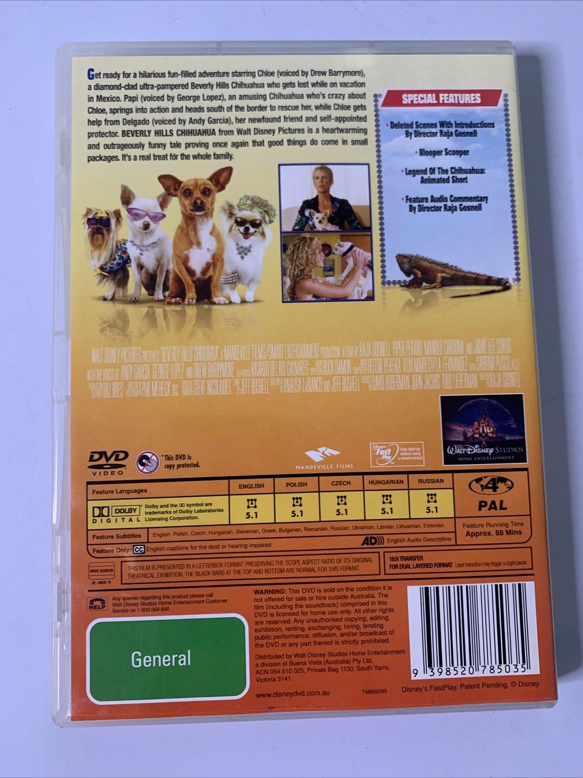 Beverly Hills Chihuahua (DVD, 2008) Disney Film Region 4