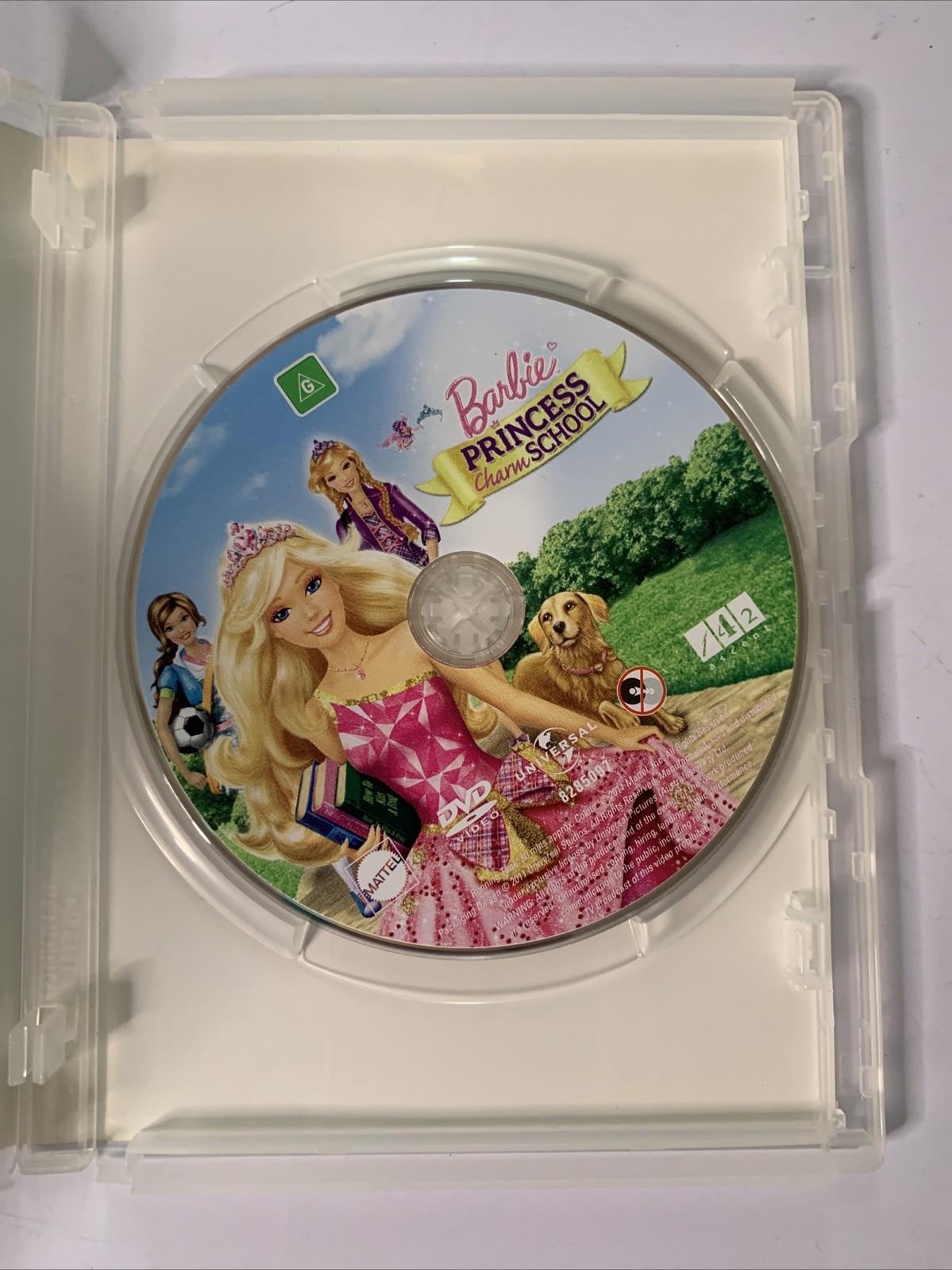 Barbie: Princess Charm School (DVD, 2010) Animated Movie Region 4 &2