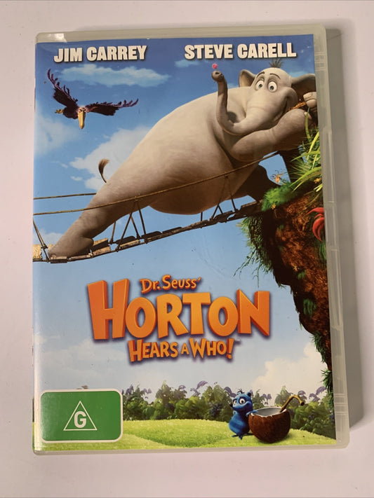 Horton Hears A Who! (DVD, 2008) Jim Carrey, Steve Carell Animation Region 4