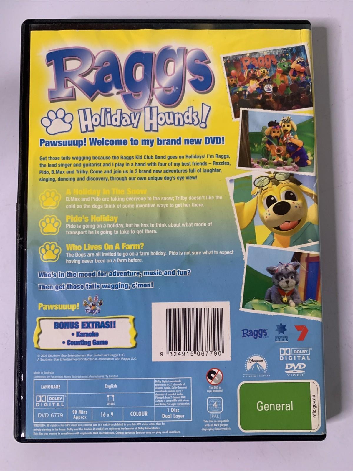 Raggs: Holiday Hounds (DVD, 2006) Region 4