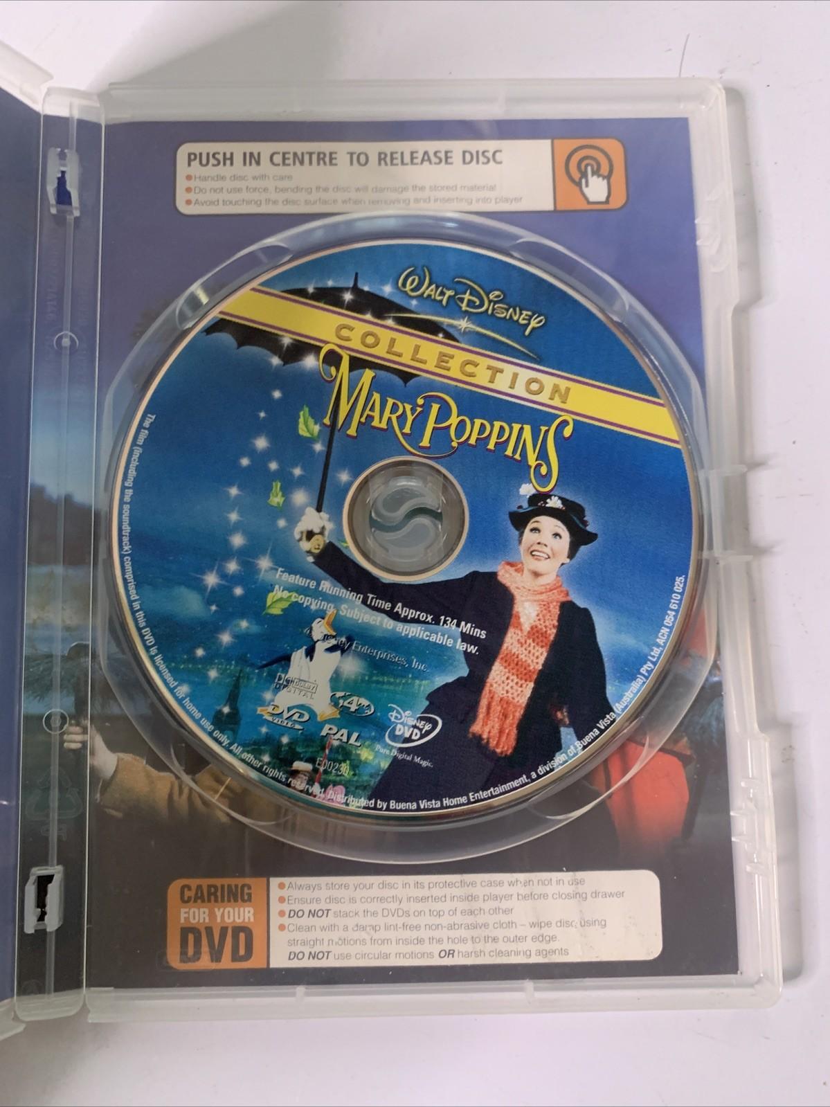 Mary Poppins (DVD, 1964) Julie Andrews, Dick Van Dyke Region 4