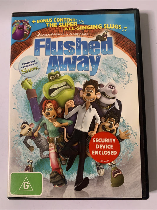 Flushed Away (DVD, 2006) Animated Film Region 4