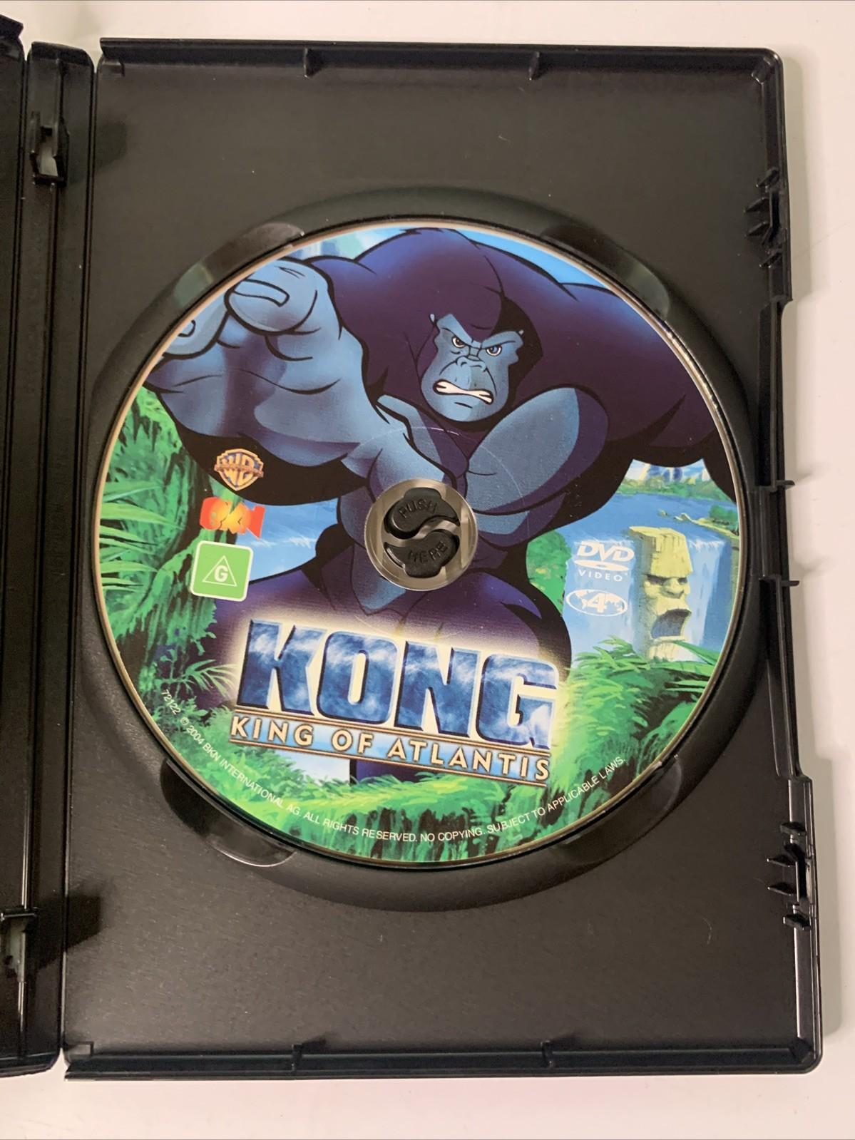 Kong: King Of Atlantis (DVD, 2005) Animated Movie Region 4