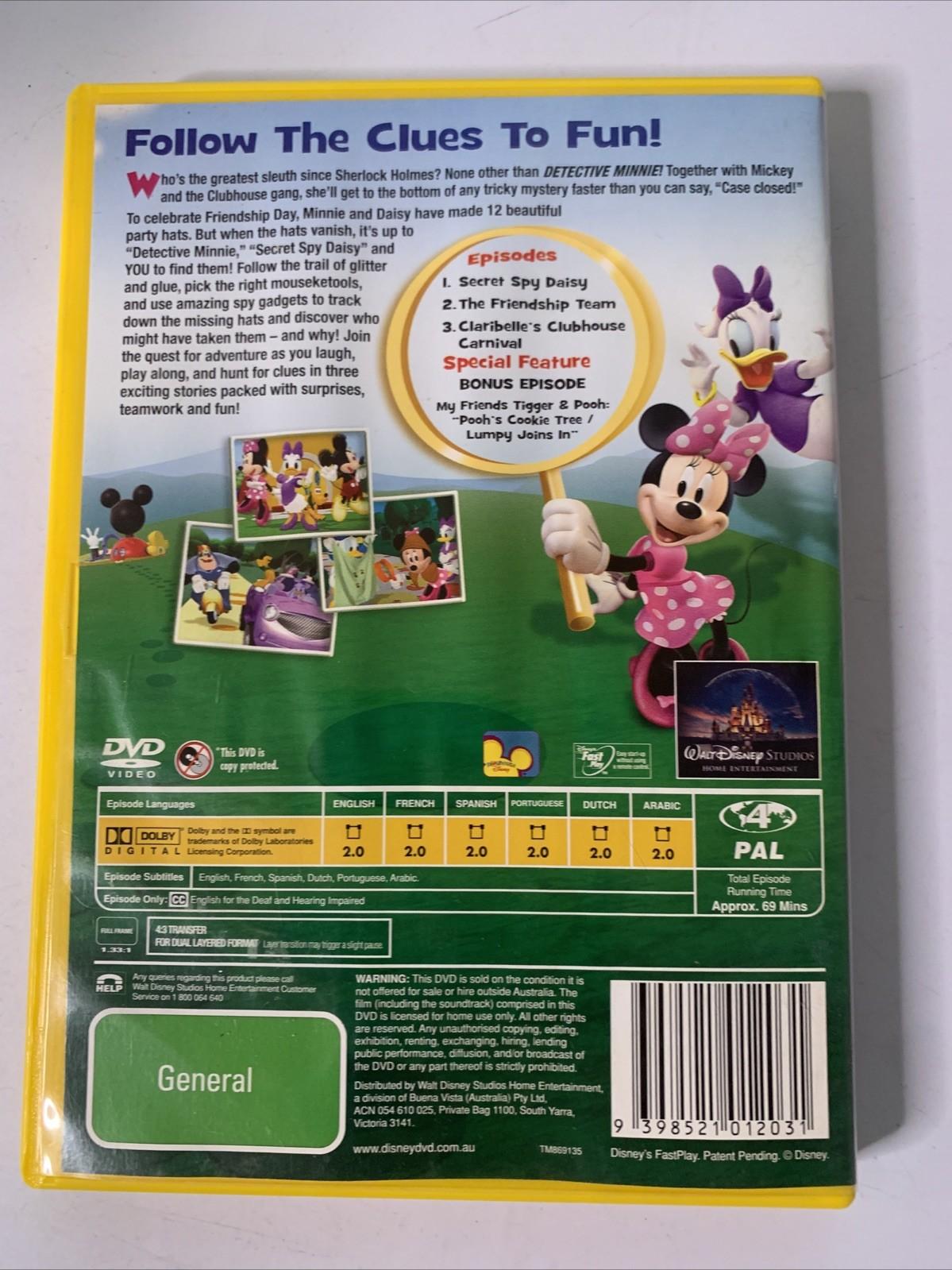 Mickey Mouse Clubhouse: Detective Minnie (DVD, 2006) Disney Region 4