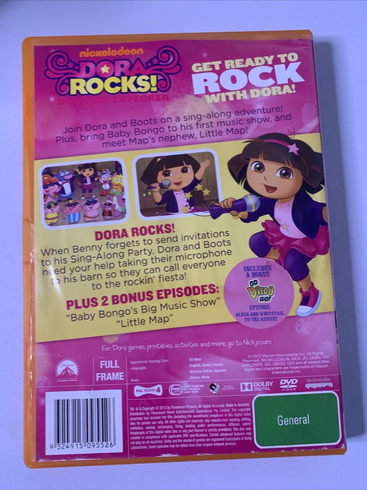 Dora the Explorer: Dora Rocks! (DVD, 2013) Animation Region 4 – Retro Unit