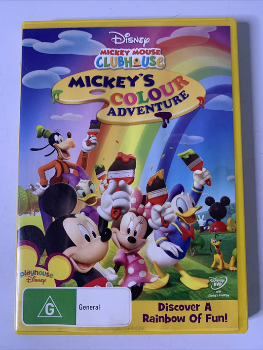 Mickey Mouse Clubhouse: Mickey's Colour Adventure (DVD, 2007) Disney Region 4