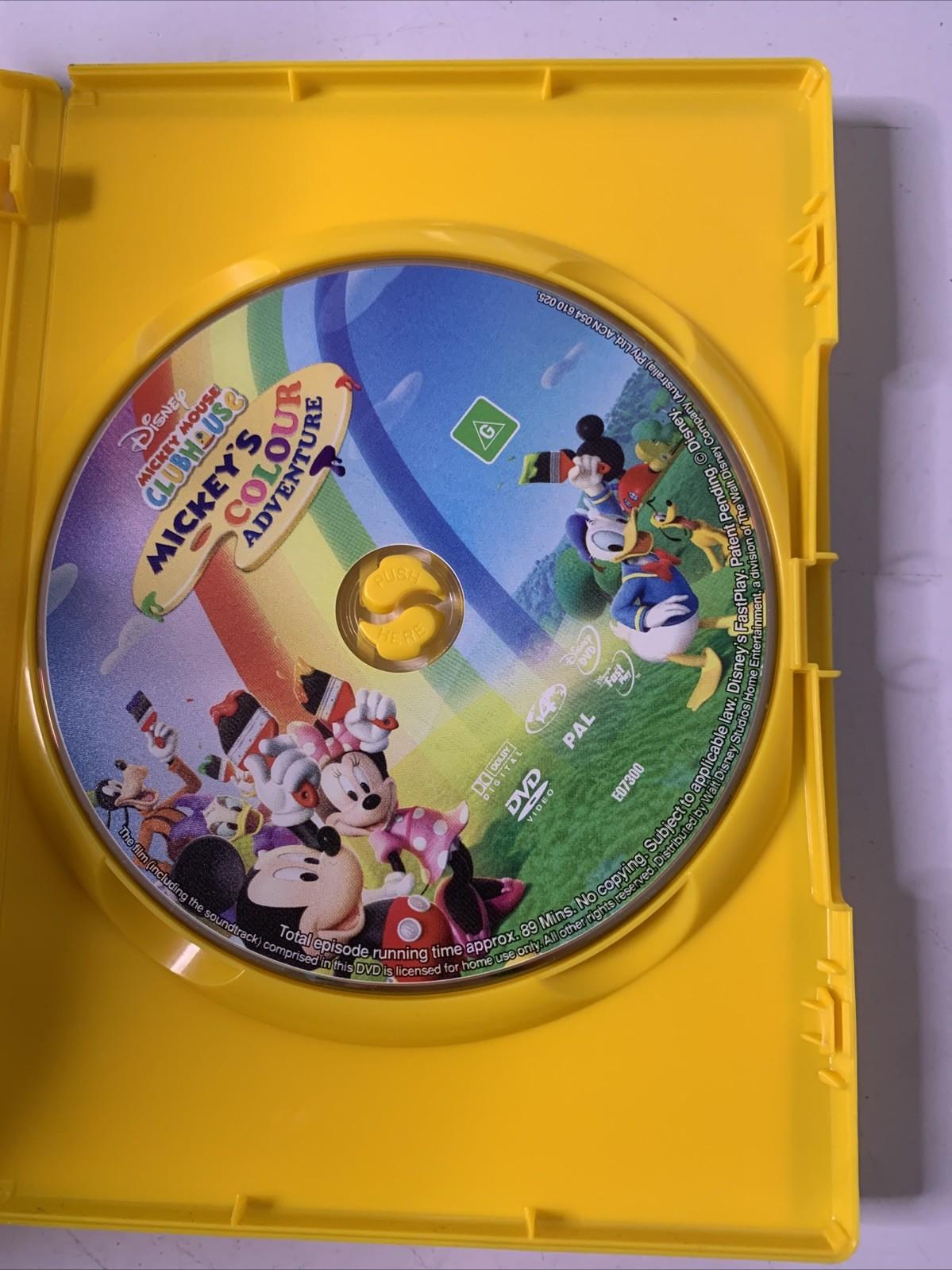 Mickey Mouse Clubhouse: Mickey's Colour Adventure (DVD, 2007) Disney Region 4