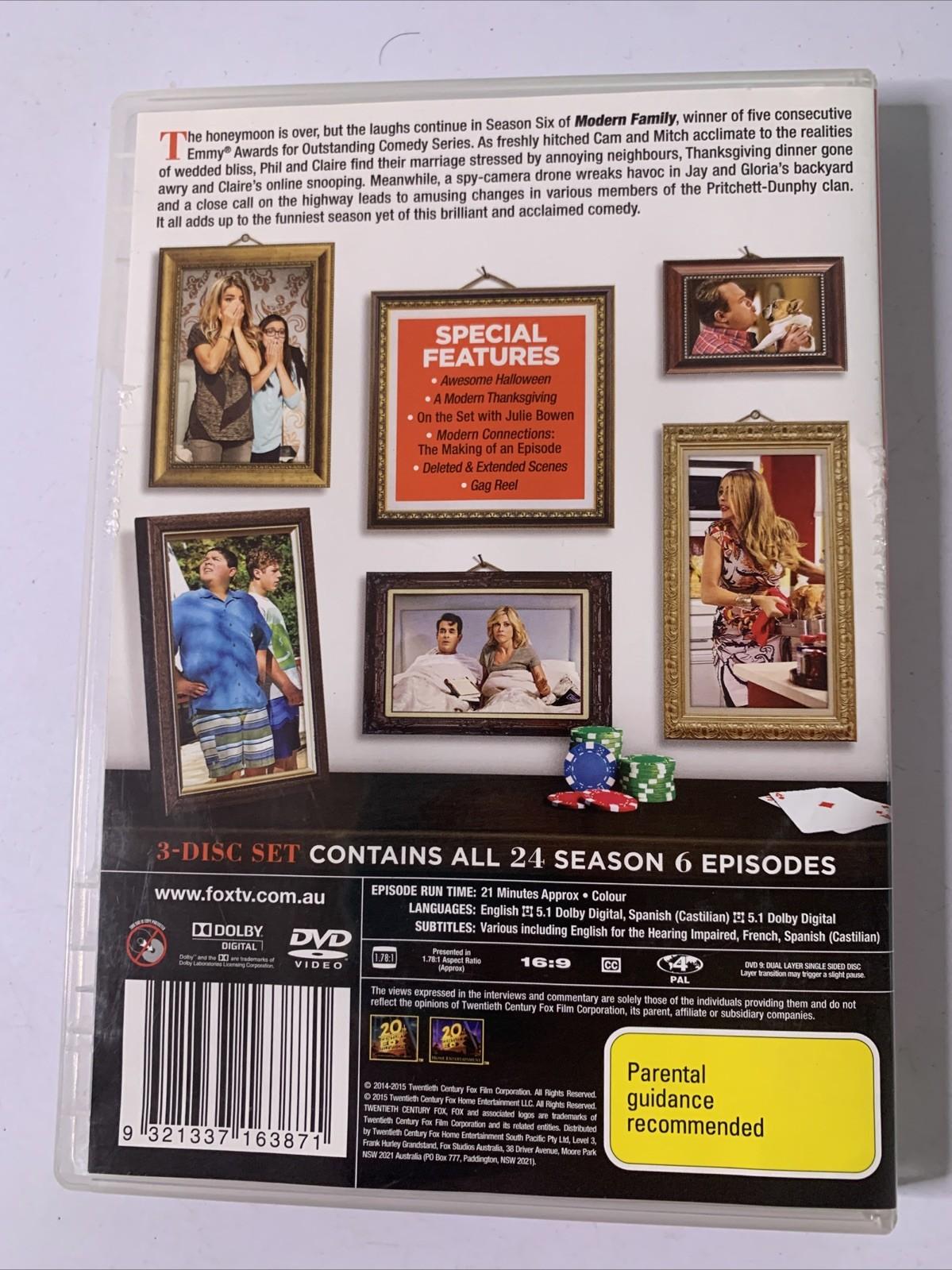 Modern Family : Season 6 (DVD, 2015) Region 4