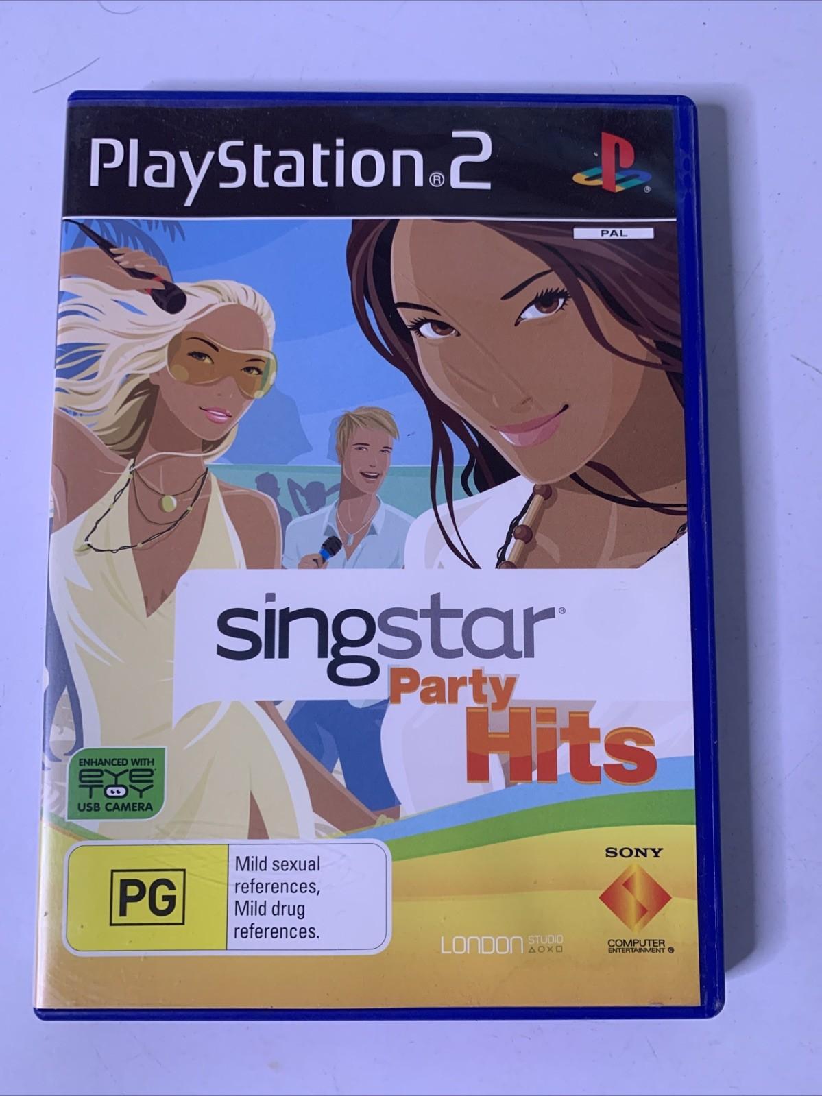 SingStar Party Hits PS2 Sony Playstation 2 PAL Karaoke Game Complete