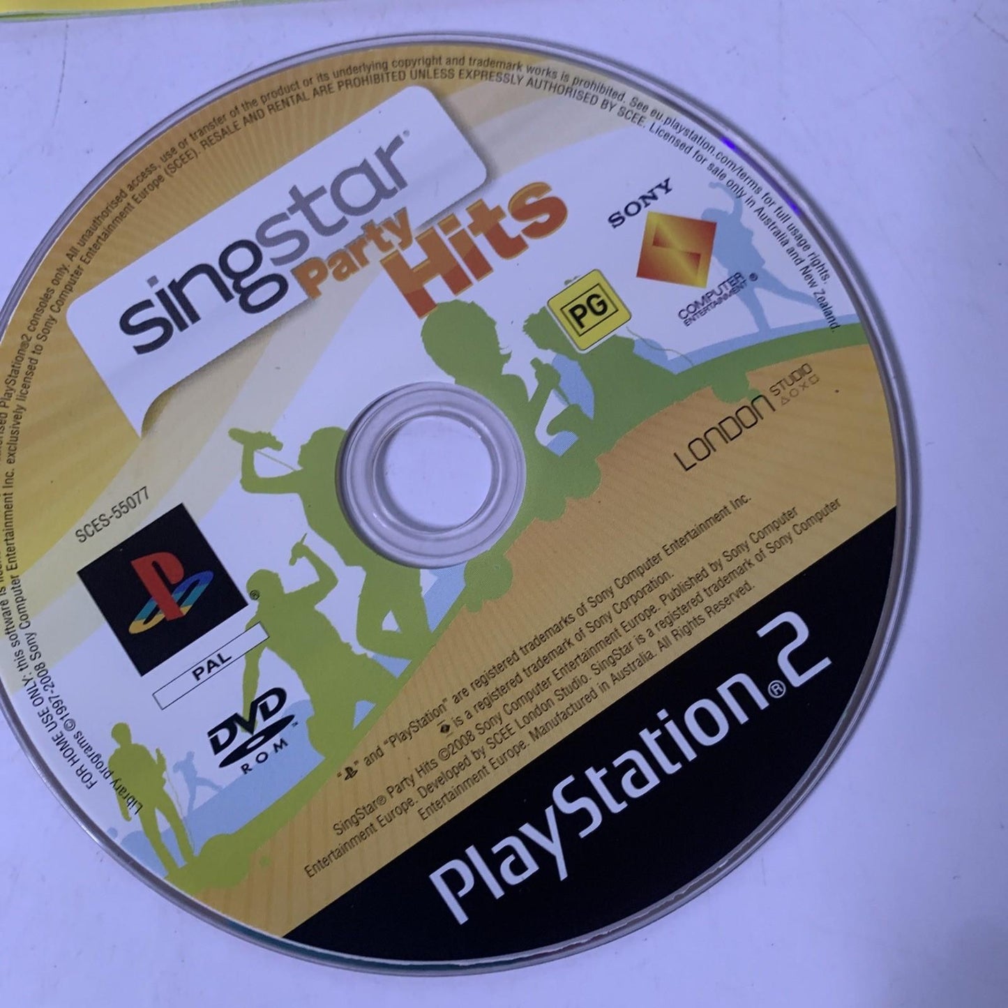 SingStar Party Hits PS2 Sony Playstation 2 PAL Karaoke Game Complete