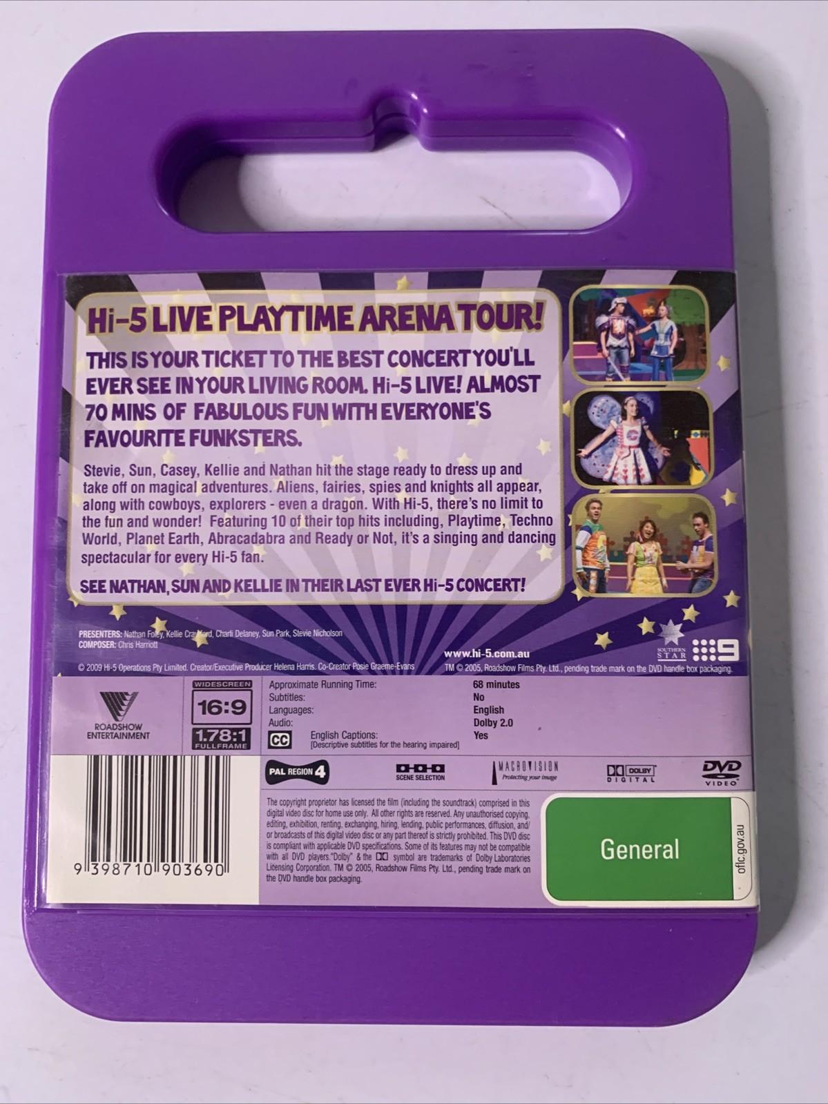 Hi-5 Live : The Playtime Concert (DVD, 2008) Region 4