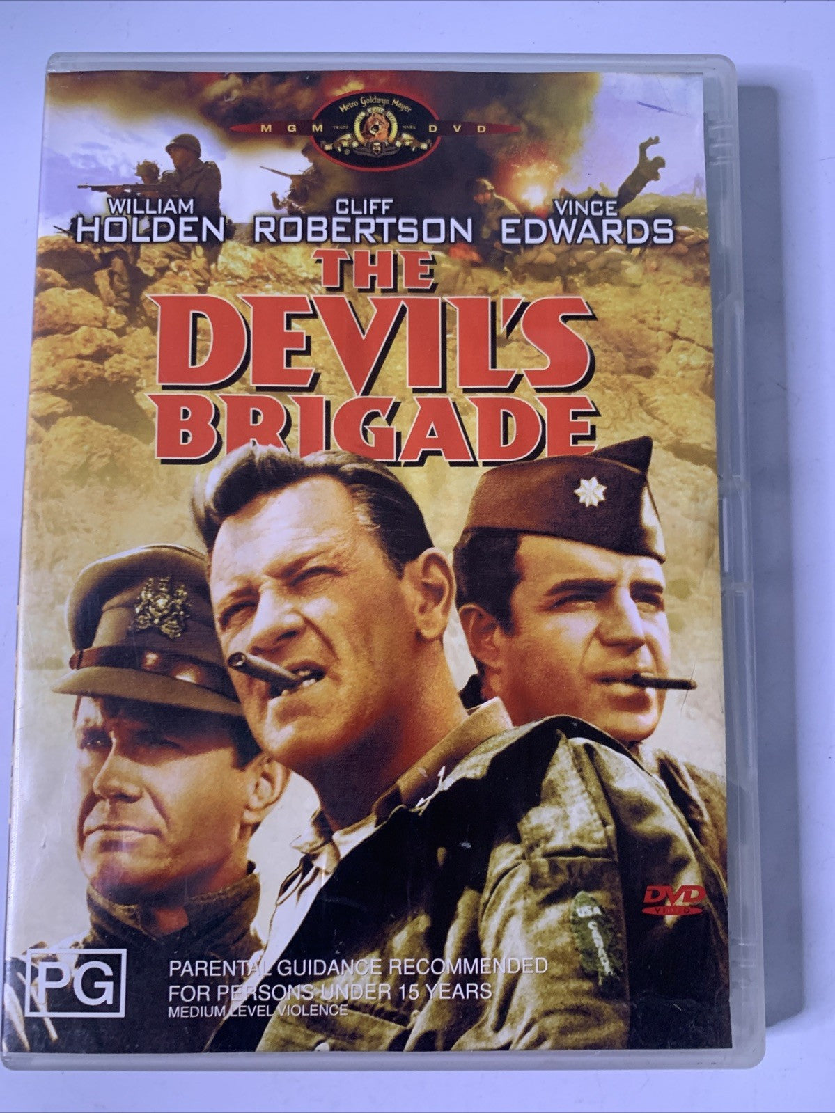 The Devil's Brigade (DVD, 1968) William Holden, Cliff Robertson Region 4