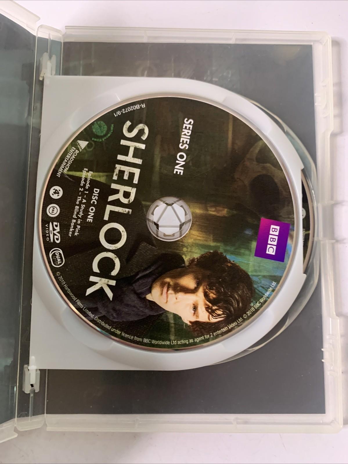 Sherlock : Series 1 (DVD, 2010) Benedict Cumberbatch Region 4