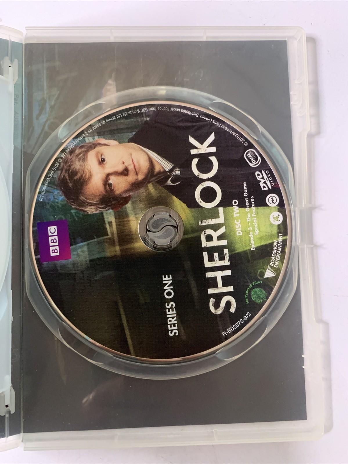 Sherlock : Series 1 (DVD, 2010) Benedict Cumberbatch Region 4