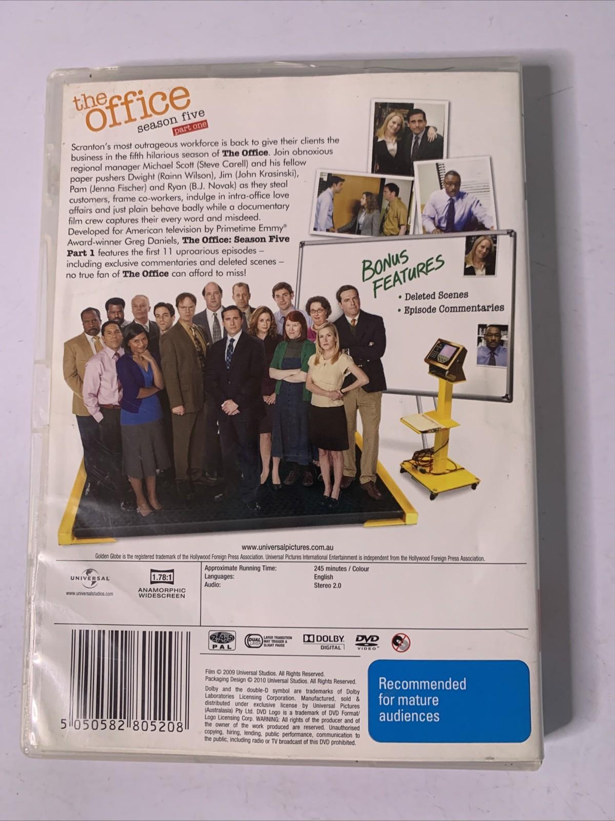 The Office : The Complete Season 5 (DVD, 2008) Steve Carell Region 4 &2