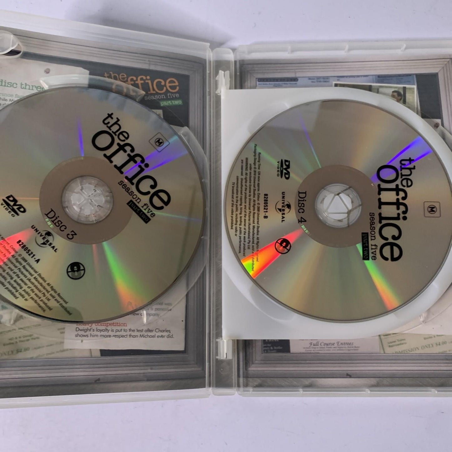 The Office : The Complete Season 5 (DVD, 2008) Steve Carell Region 4 &2