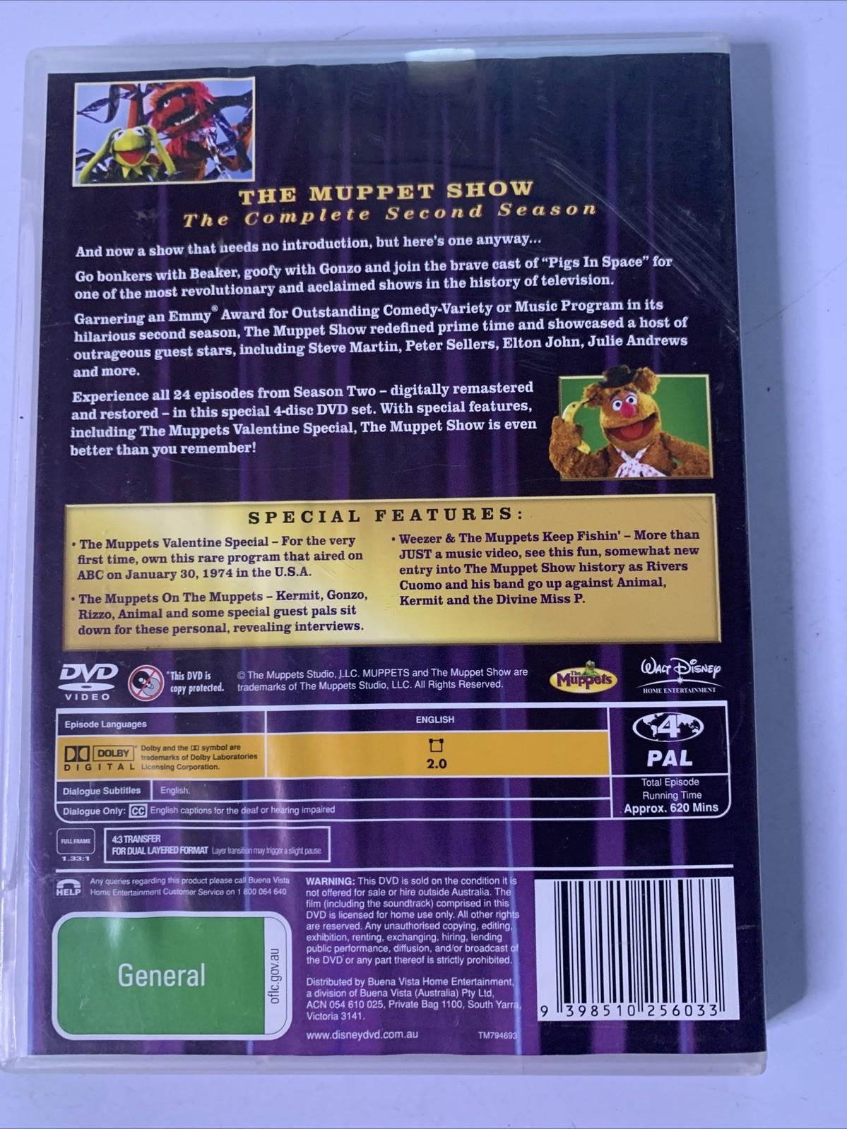 The Muppet Show : Complete Season 2 (DVD, 1976) Region 4