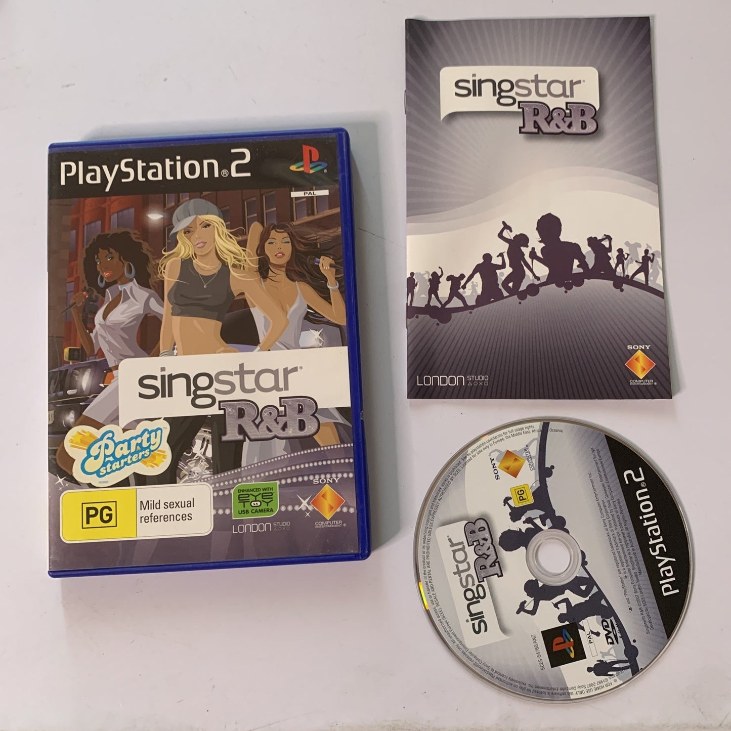 Singstar R&B PS2 Playstation 2 PAL Karaoke Music Game
