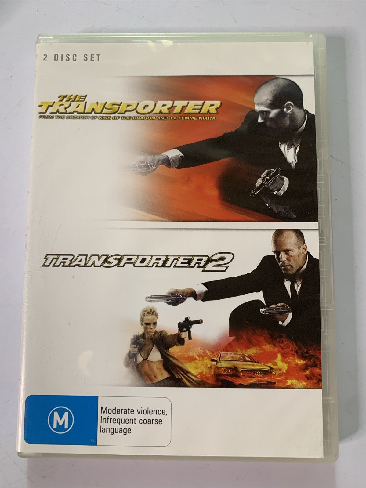Transporter 1 & 2 (DVD, 2005) Jason Statham Region 4