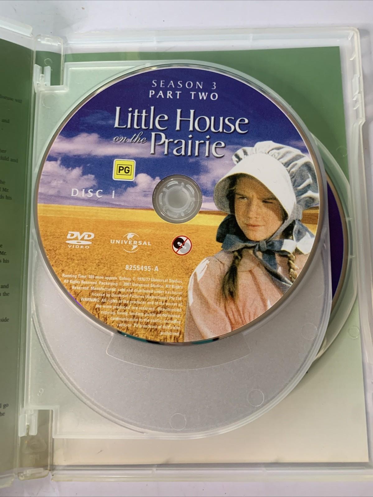 Little House on the Prairie : Season 3 Part 2 (DVD, 1976) Region 4 &2