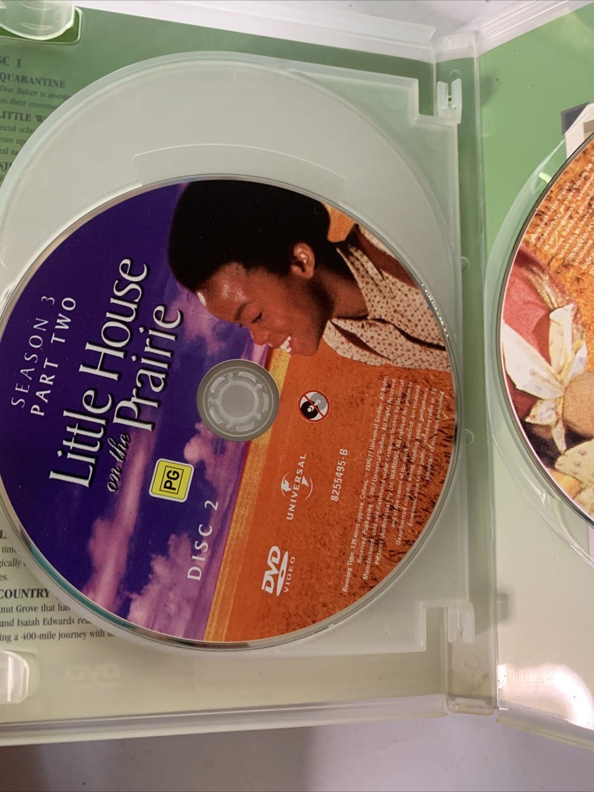 Little House on the Prairie : Season 3 Part 2 (DVD, 1976) Region 4 &2