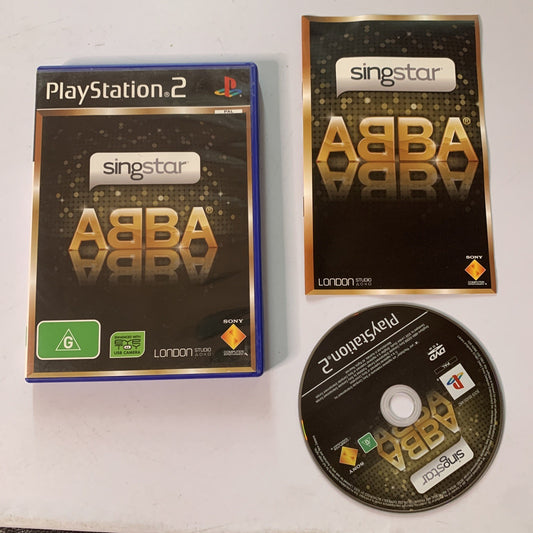 Singstar ABBA Sony Playstation 2 PS2 PAL Karaoke Music Game