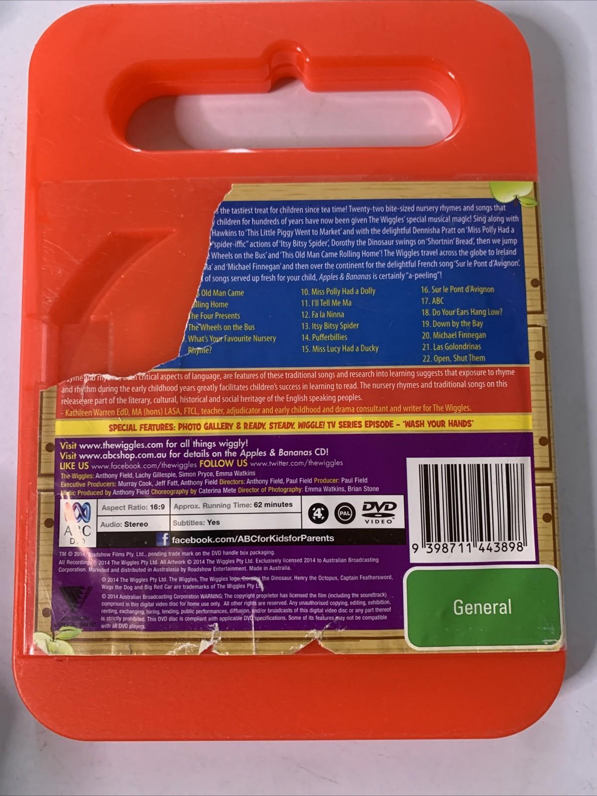 The Wiggles : Apples and Bananas (DVD, 2013) ABC Region 4