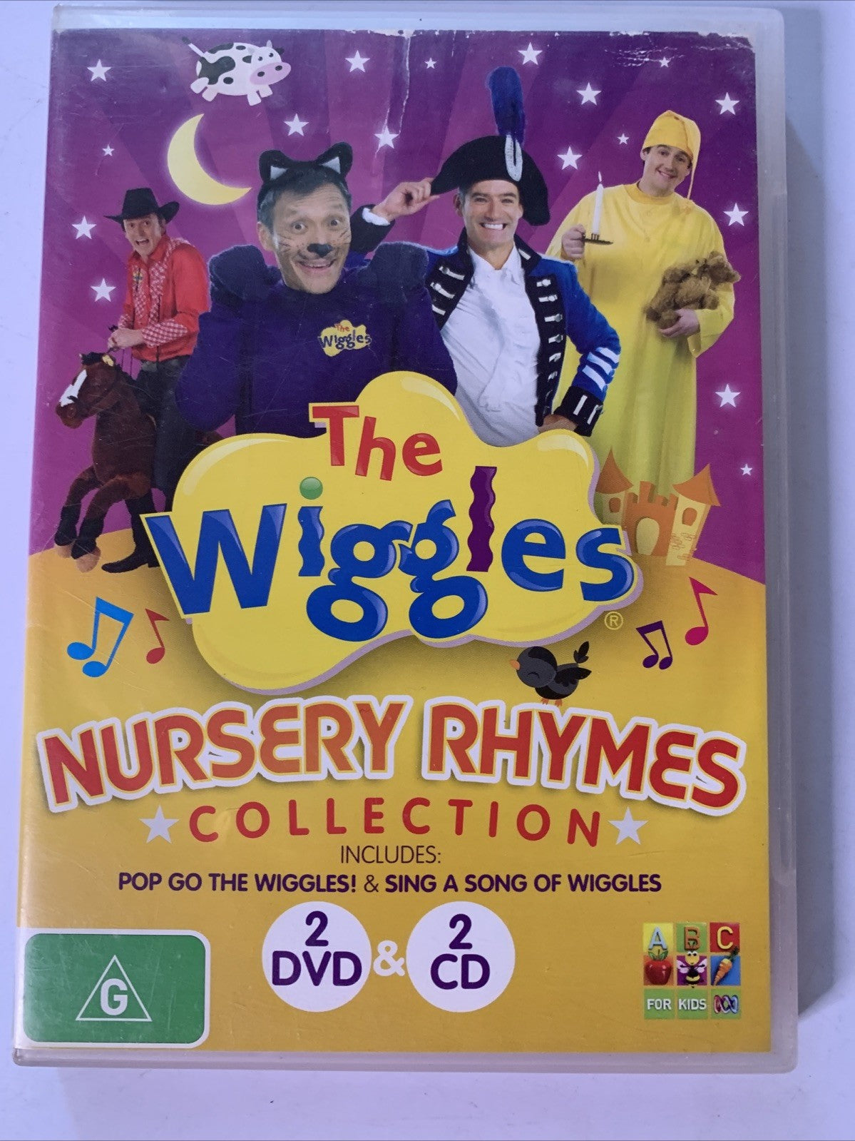 The Wiggles: Nursery Rhymes Collection (DVD, 2011) Region 4 *Missing 1 disc