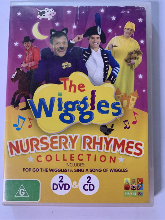 The Wiggles: Nursery Rhymes Collection (DVD, 2011) Region 4 *Missing 1 disc