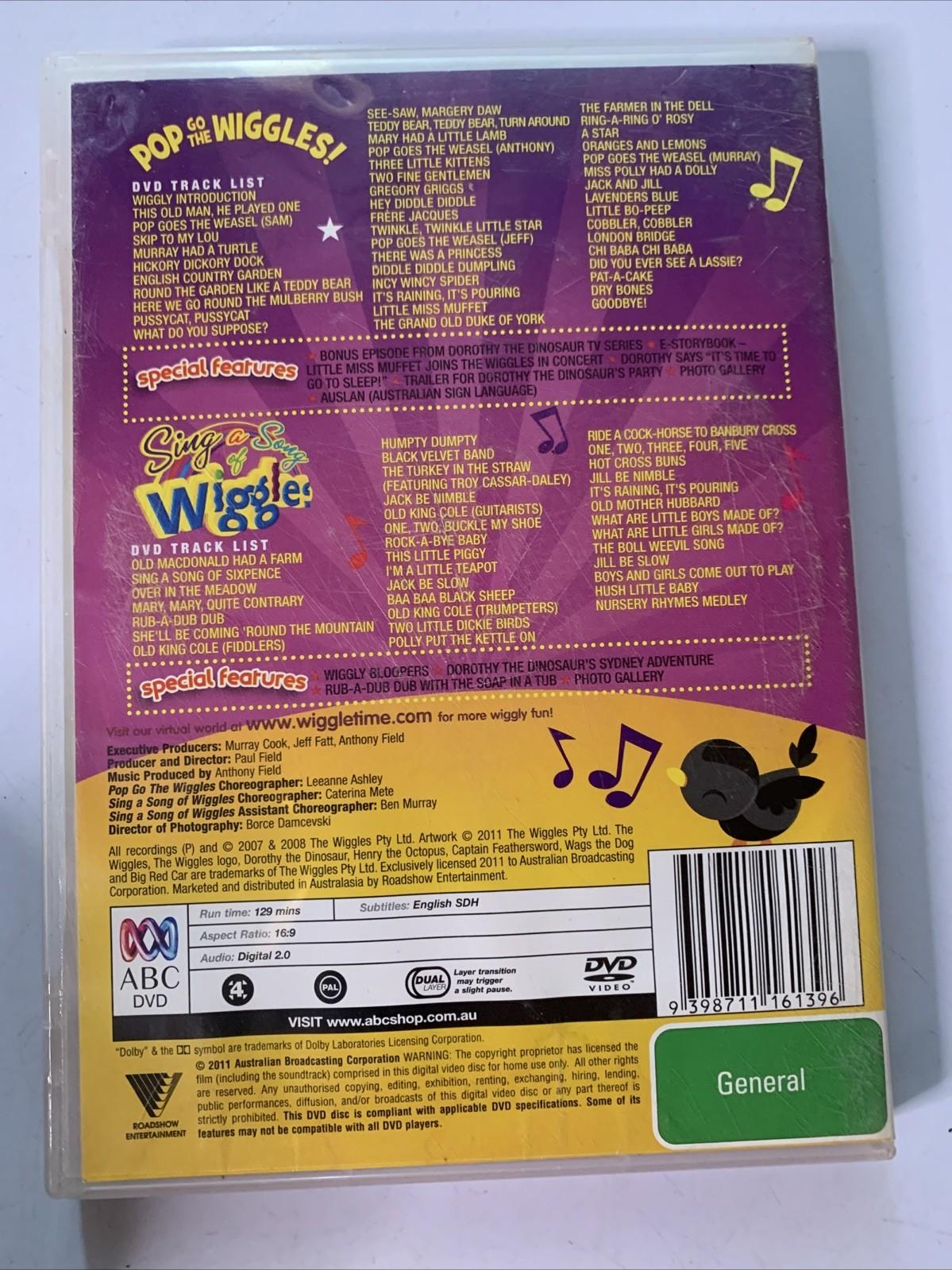 The Wiggles: Nursery Rhymes Collection (DVD, 2011) Region 4 *Missing 1 disc