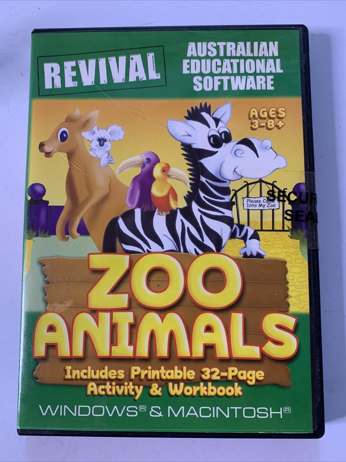 Zoo Animals PC CD-ROM Mac Windows Educational Software NEW