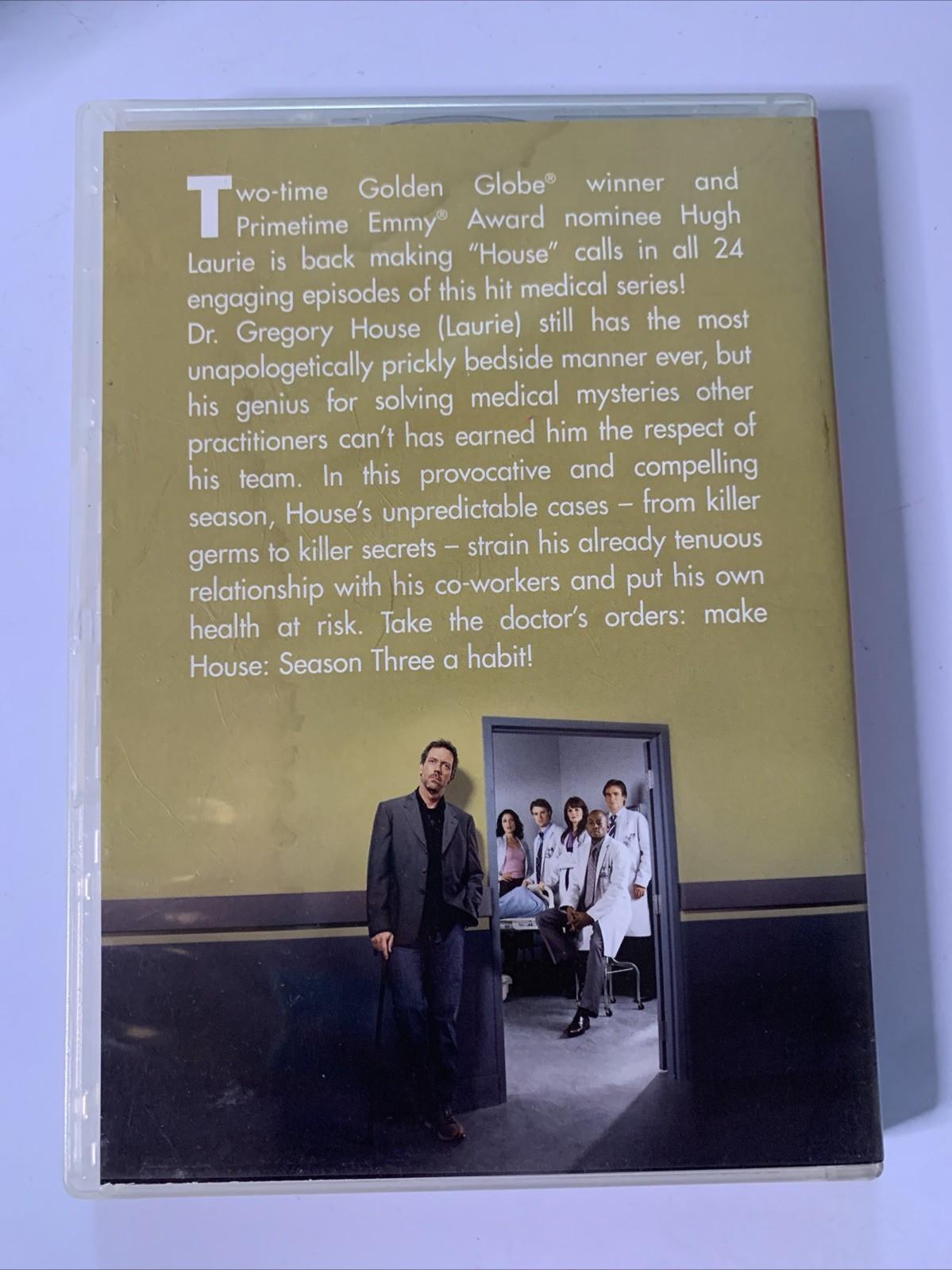 House : Season 3 (DVD, 2006, 6-Discs) Region 4