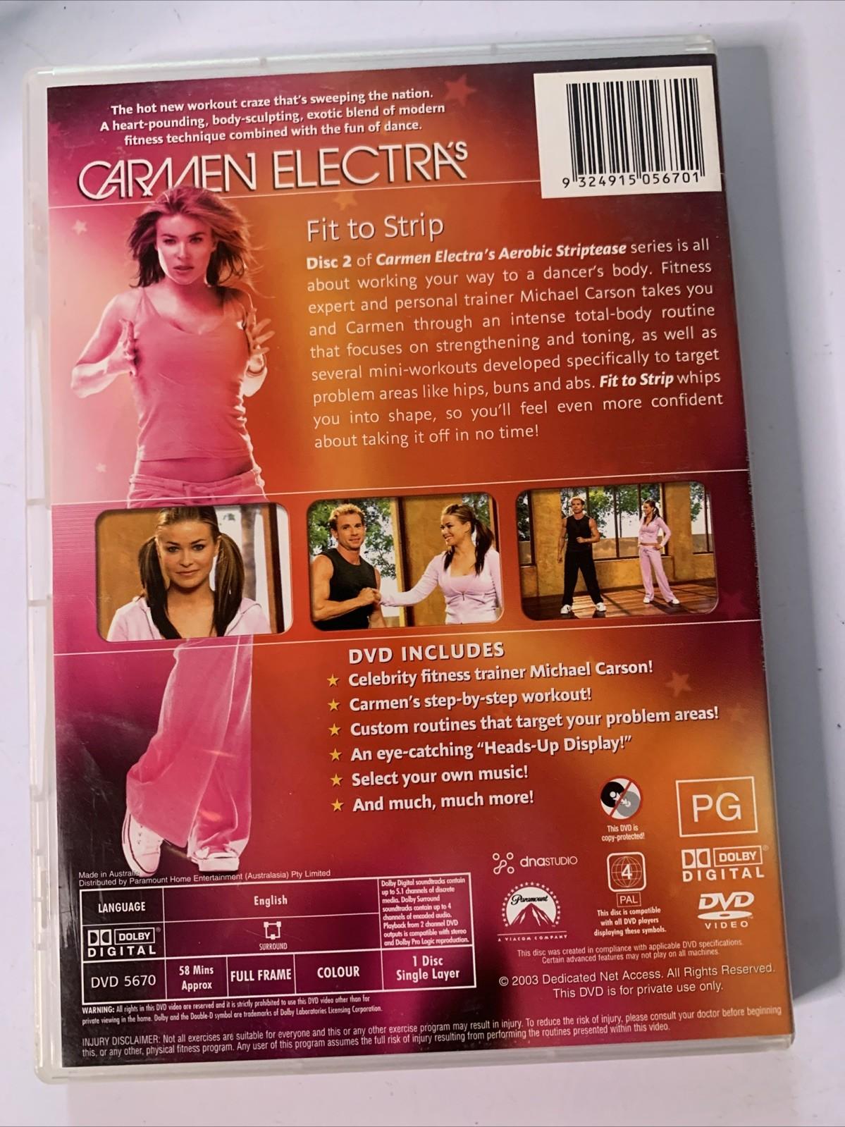 Carmen Electra: Fit to Strip : Vol 2 (DVD, 2004) Region 4