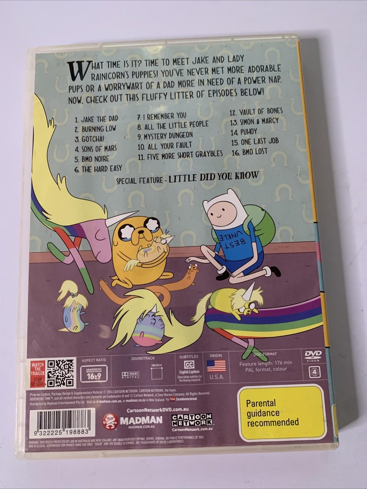 Adventure Time: Jake The Dad (DVD, 2010) Animation Region 4