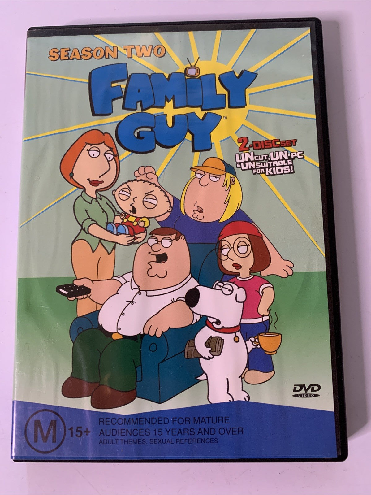 Family Guy : Season 2 (DVD, 2000, 2-Discs) Animation Region 4