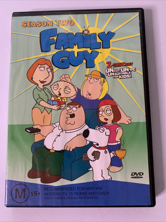 Family Guy : Season 2 (DVD, 2000, 2-Discs) Animation Region 4