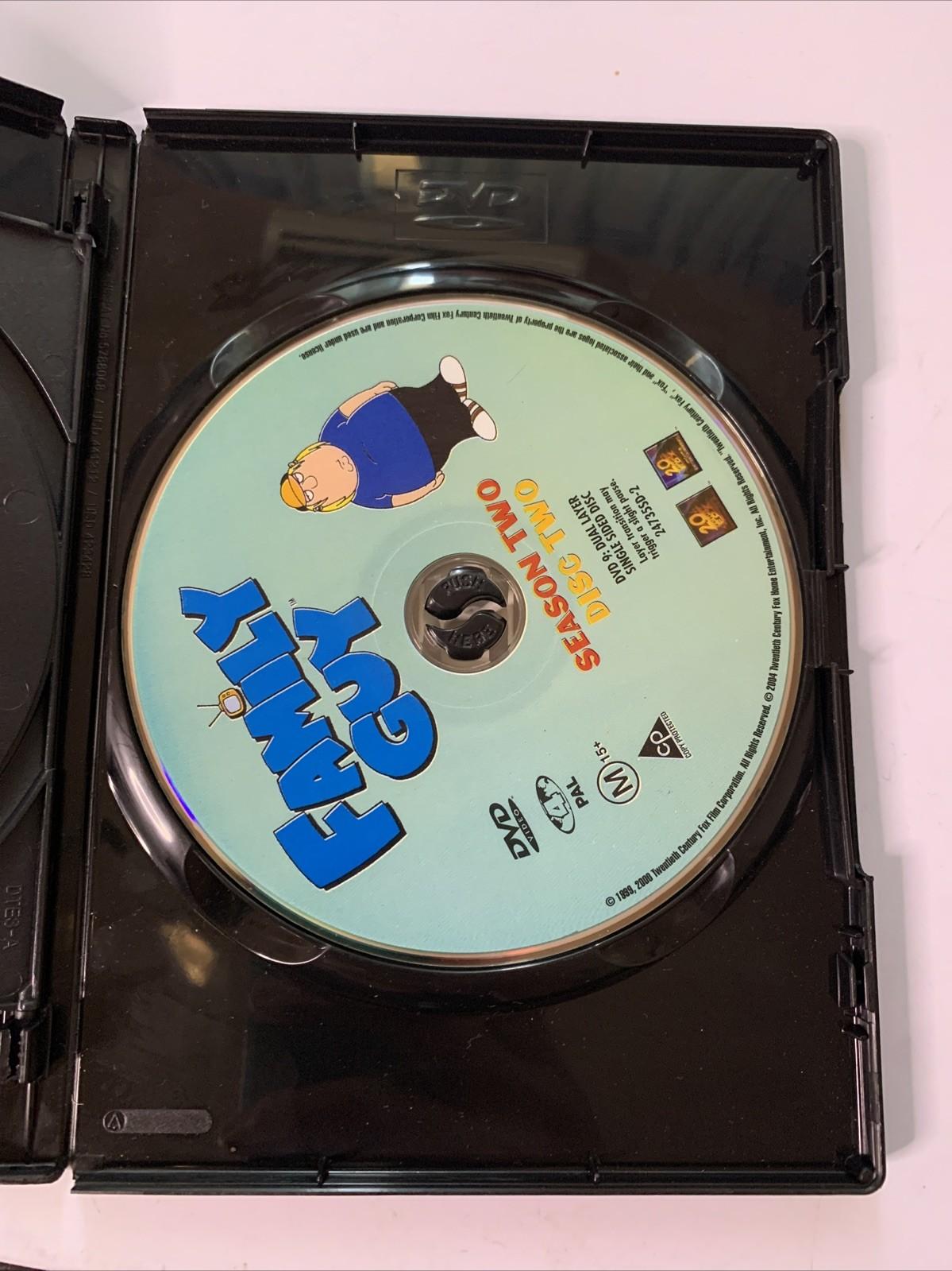 Family Guy : Season 2 (DVD, 2000, 2-Discs) Animation Region 4