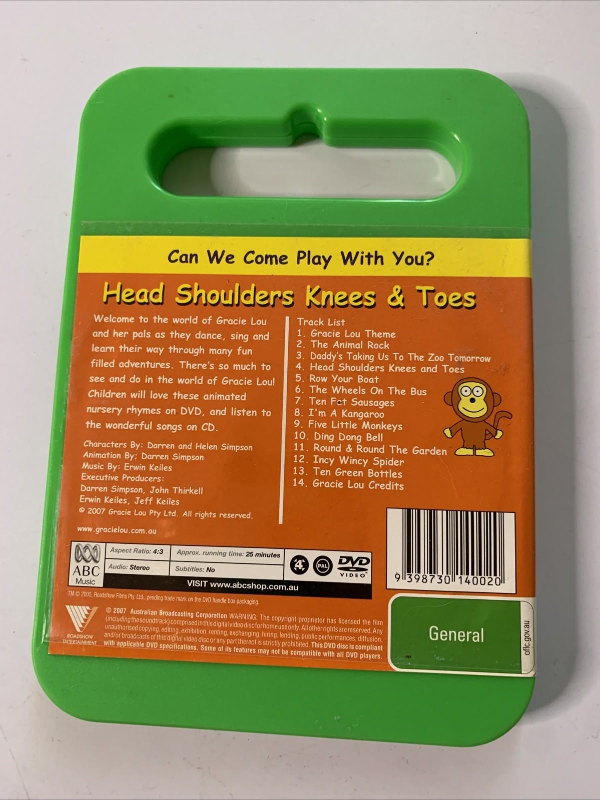 The Adventures Of Gracie: Lou Head Shoulders Knees & Toes (DVD, 2007) Region 4