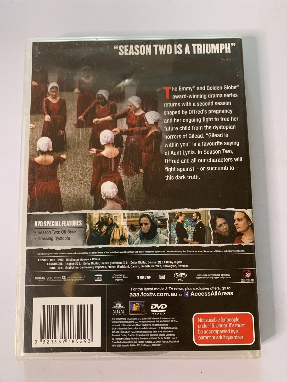 The Handmaids Tale : Season 2 (DVD, 2018, 5-Discs) Region 4