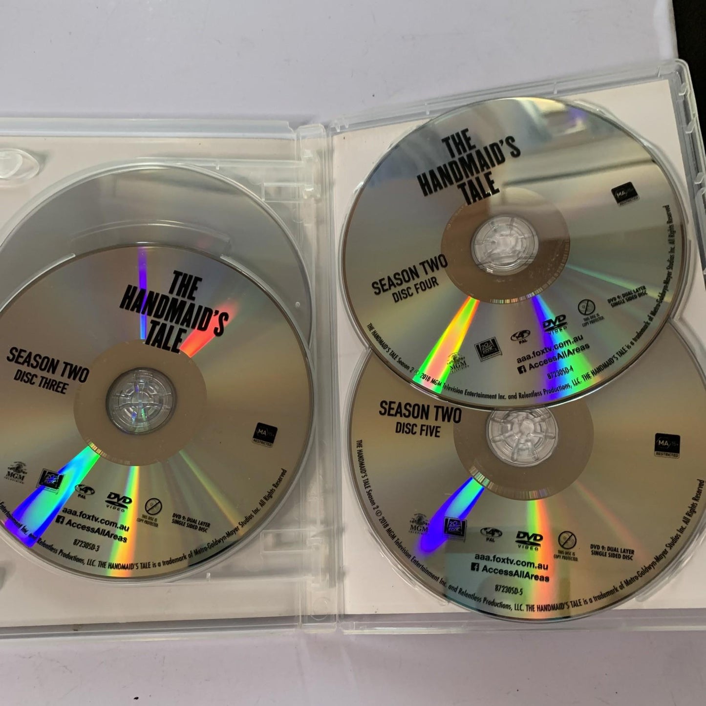 The Handmaids Tale : Season 2 (DVD, 2018, 5-Discs) Region 4