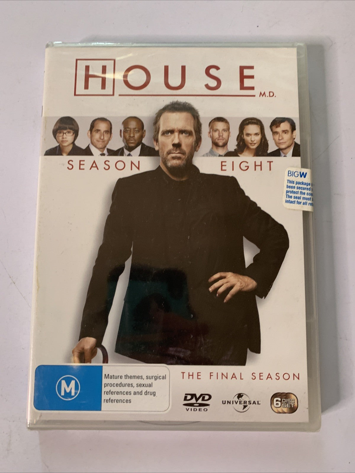 House : Season 8 (DVD, 2011, 6-Discs) Region 4 &2 NEW Sealed