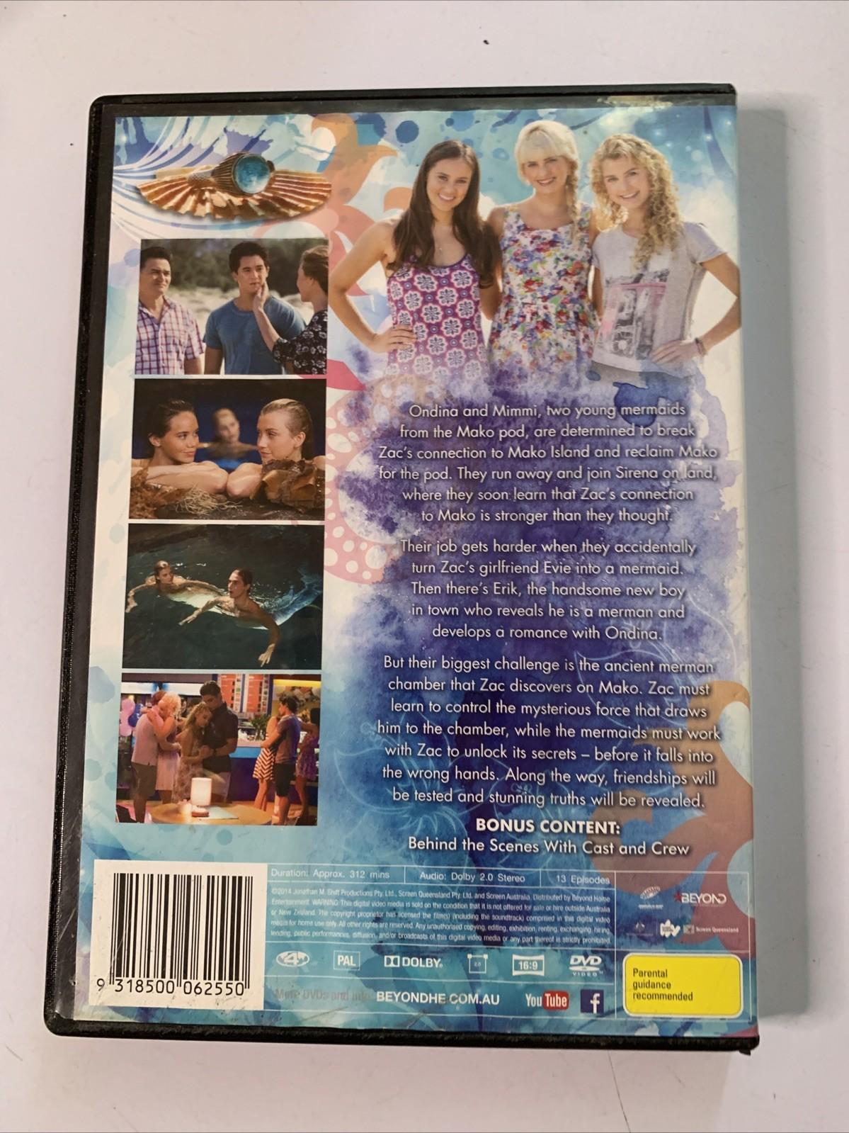Mako Mermaids : Season 2 Volume 2 (DVD, 2015, 2-Discs) Region 4