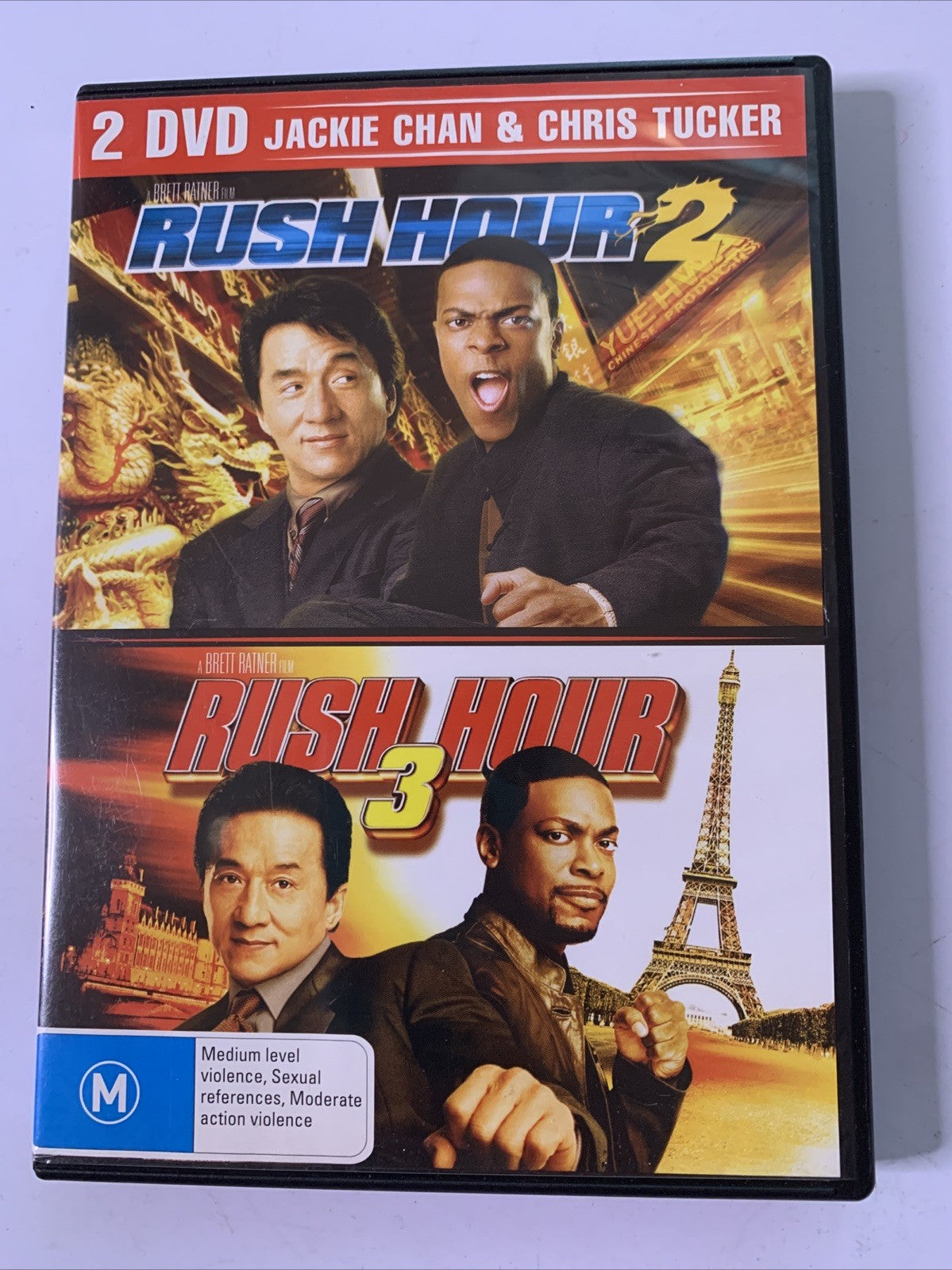 Rush Hour 2 & 3 (DVD) Chris Tucker, Jackie Chan Region 4