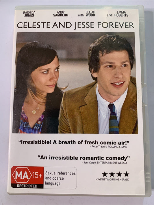 Celeste And Jesse Forever (DVD, 2012) Rashida Jones, Adam Samberg Region 4
