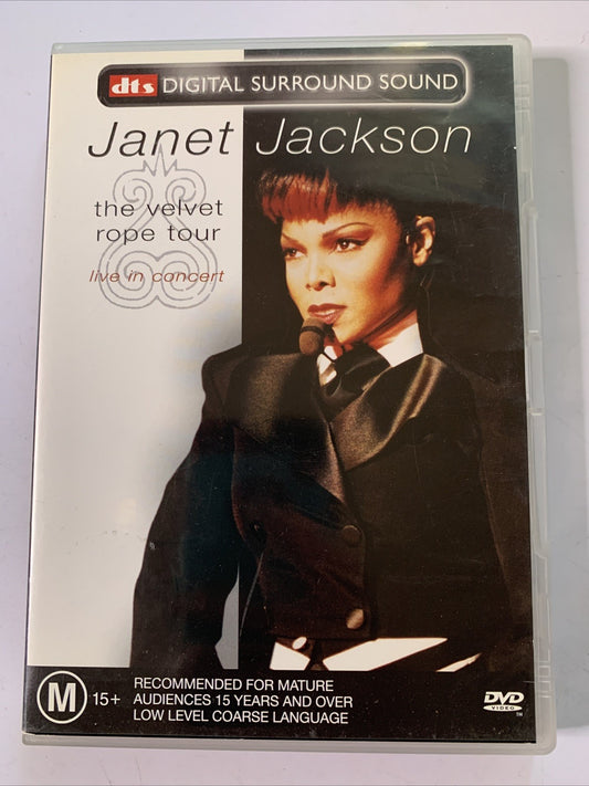 Janet Jackson – The Velvet Rope Tour Live In Concert (DVD, 1998)