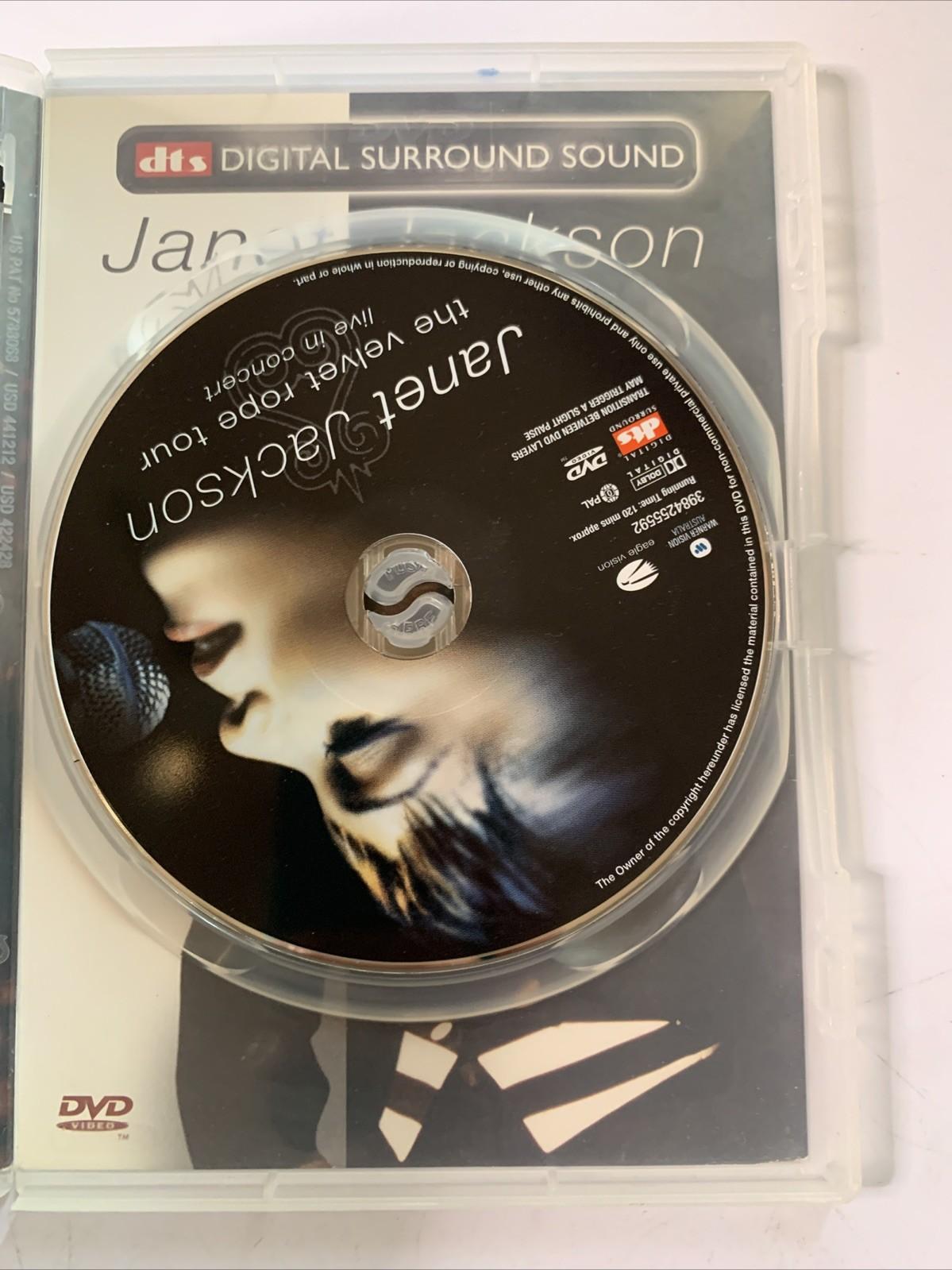 Janet Jackson – The Velvet Rope Tour Live In Concert (DVD, 1998)