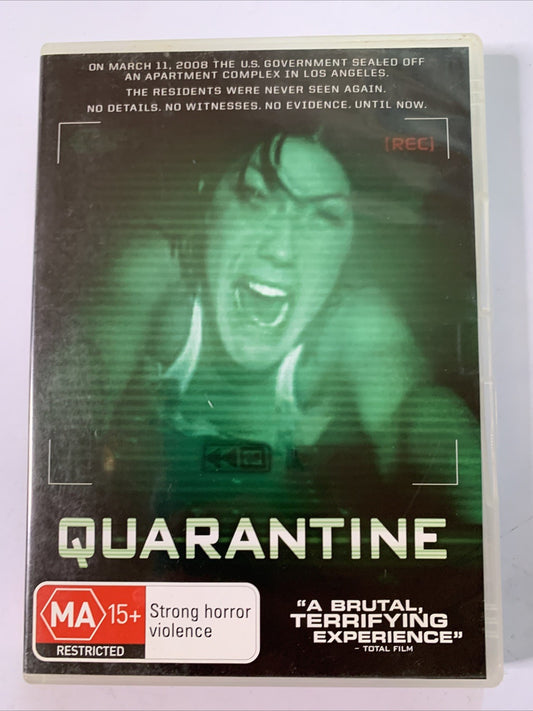 Quarantine (DVD, 2008) Jennifer Carpenter, Jay Hernandez, Steve Harris Region 4