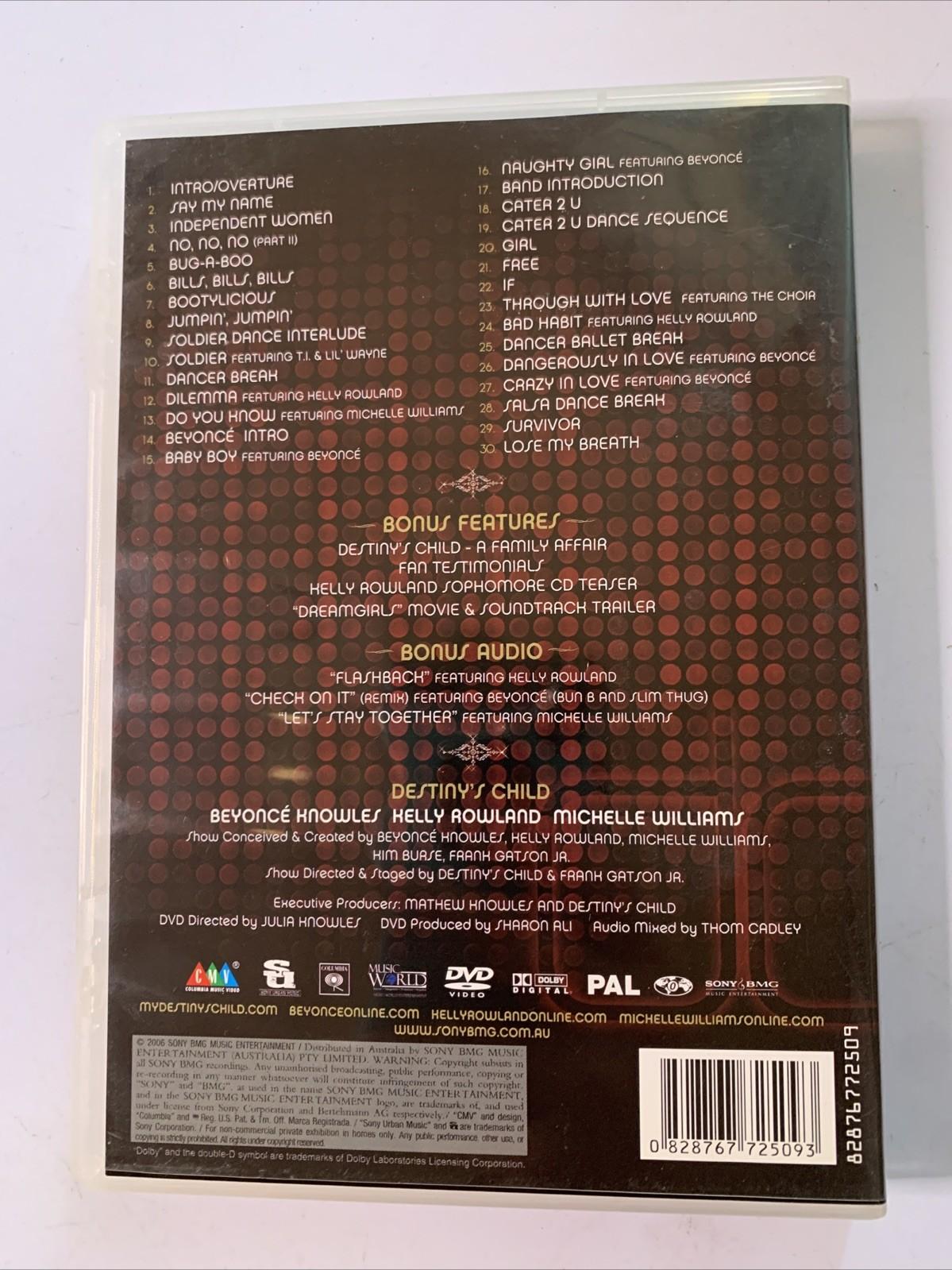 Destiny's Child – Live In Atlanta (DVD, 2006) All Regions